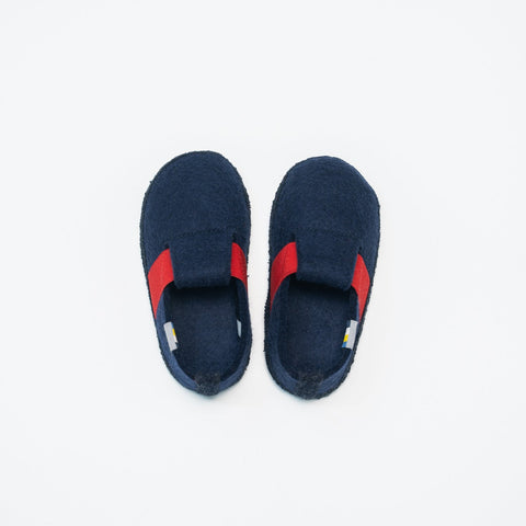 Kids Loafer With Rubber Blue