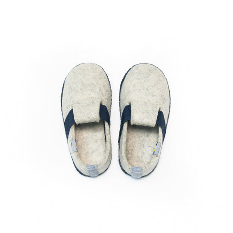 Kids Loafer With Rubber Grey