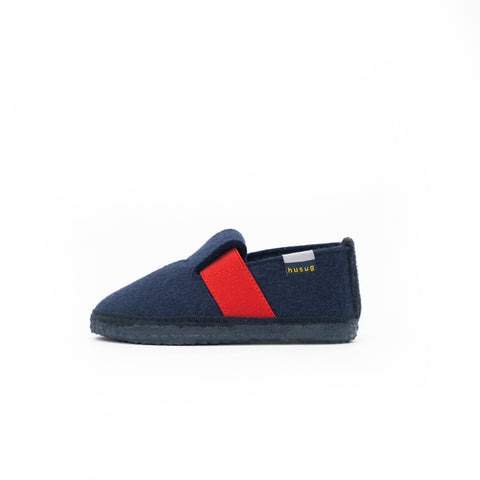 Kid's loafer with rubber