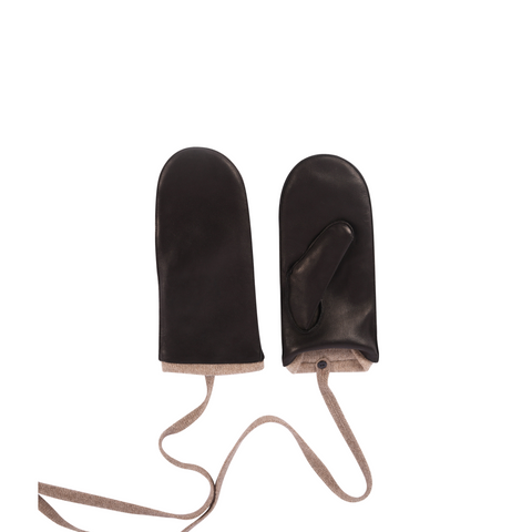 Gloves leather mitten