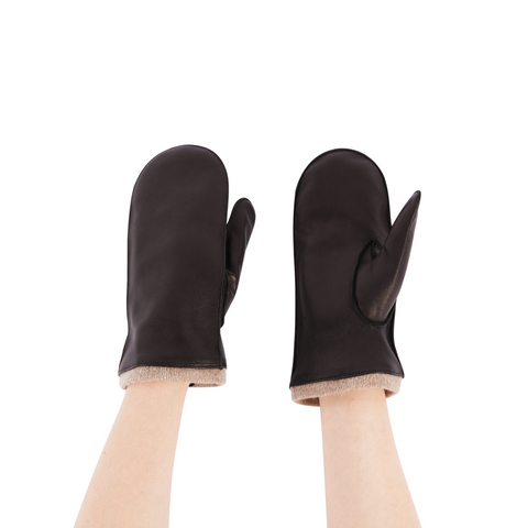 Gloves leather mitten